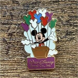 Disney Limited Edition Mickey Mouse Travel Theme Single Pin Collectible